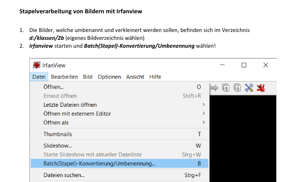 Stapelverarbeitung